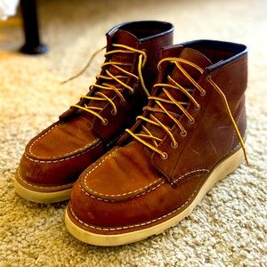 Red Wing Shoes Women’s Heritage 6-Inch Classic Moc Size 7.5 Copper Color.